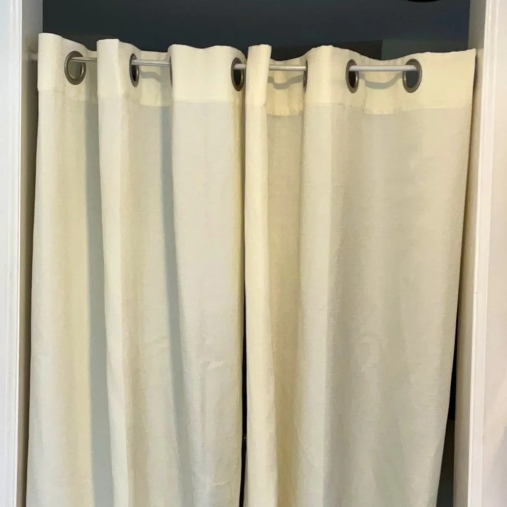 2 sets grommet drapes. The Big One Kohls.